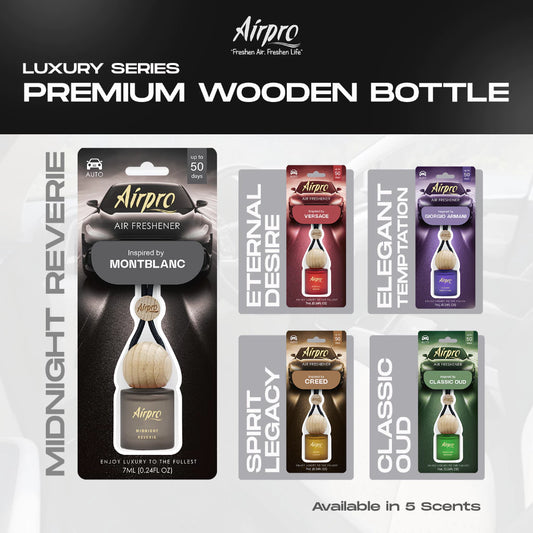 Airpro Veil Series - Premium Hanging Glass Bottles